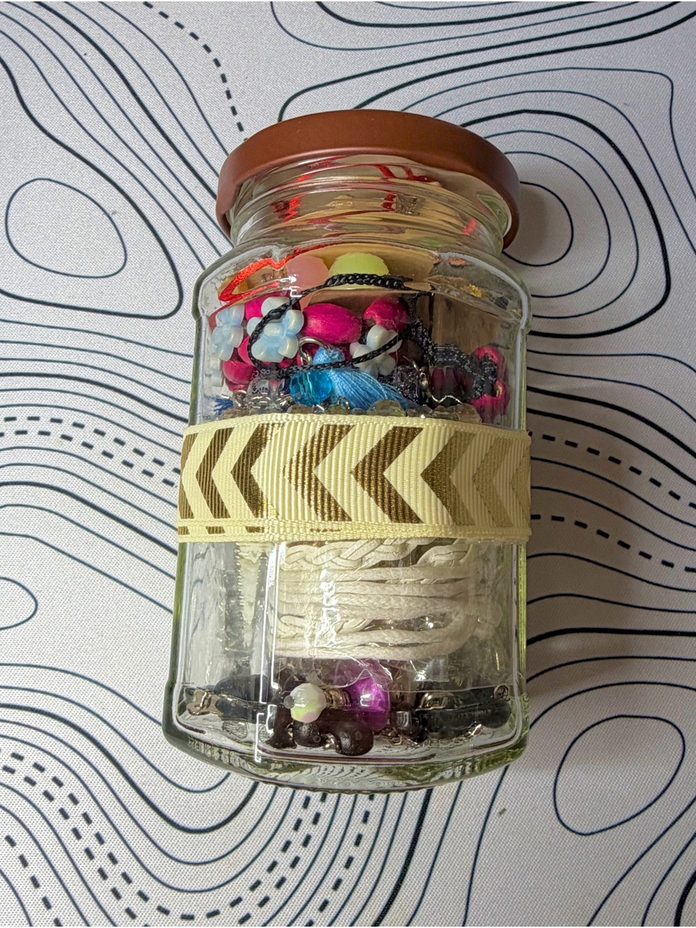 Assorted Jewelry Jar
